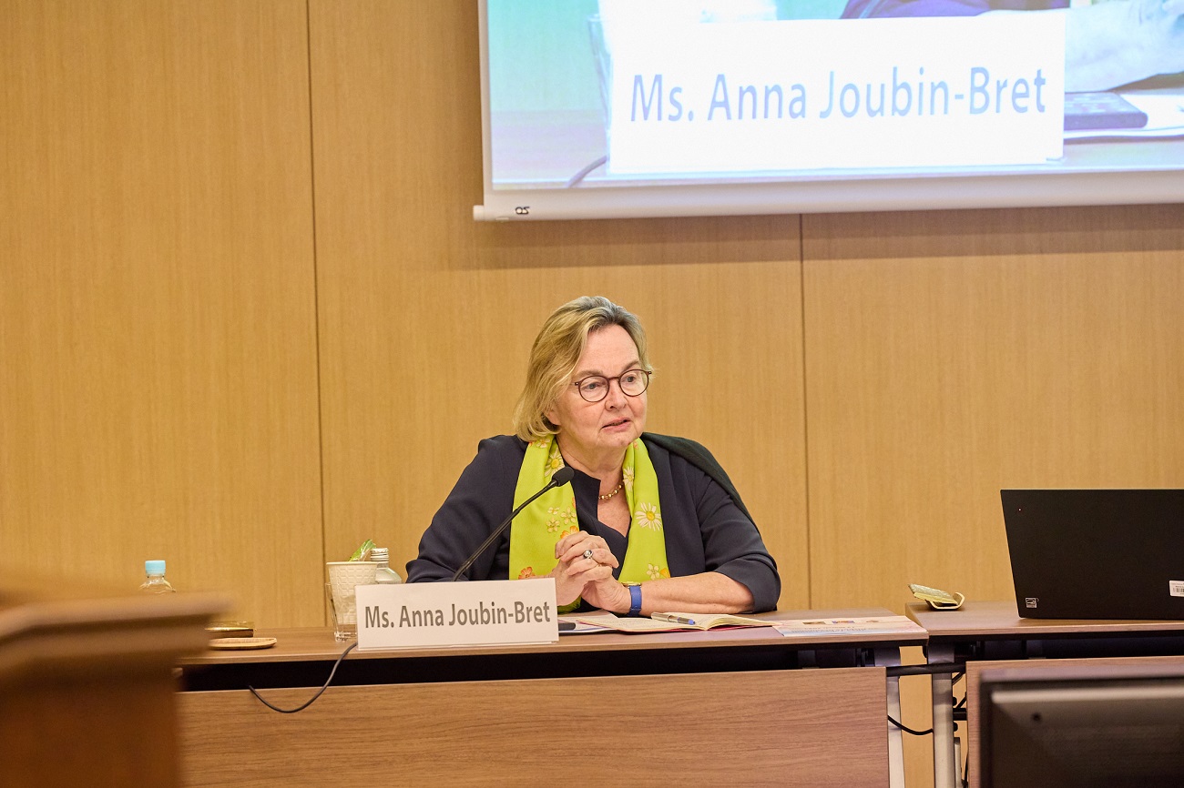 セッション２の様子（ジョバン=ブレ UNCITRAL事務局長）